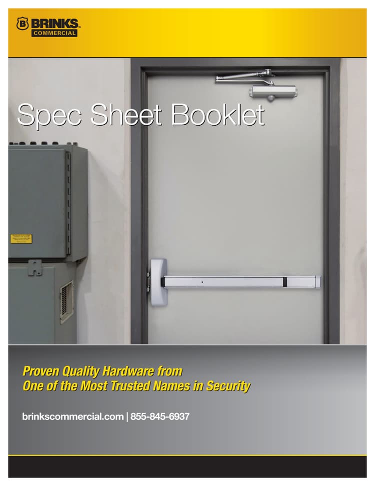 Spec Sheet Booklet