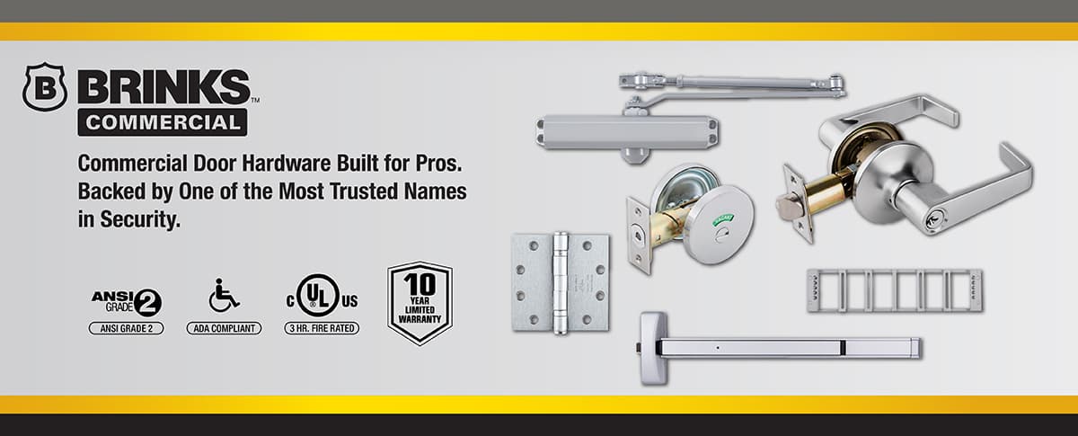 Commercial Door Hardware Built For Pros. Backed By One The Most Trusted Names In Security.
