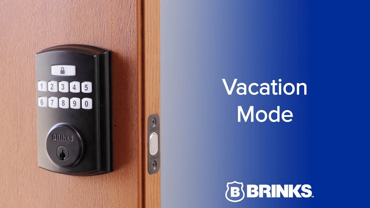 Brinks Electronic Deadbolt -  Programming Vacation Mode thumbnail