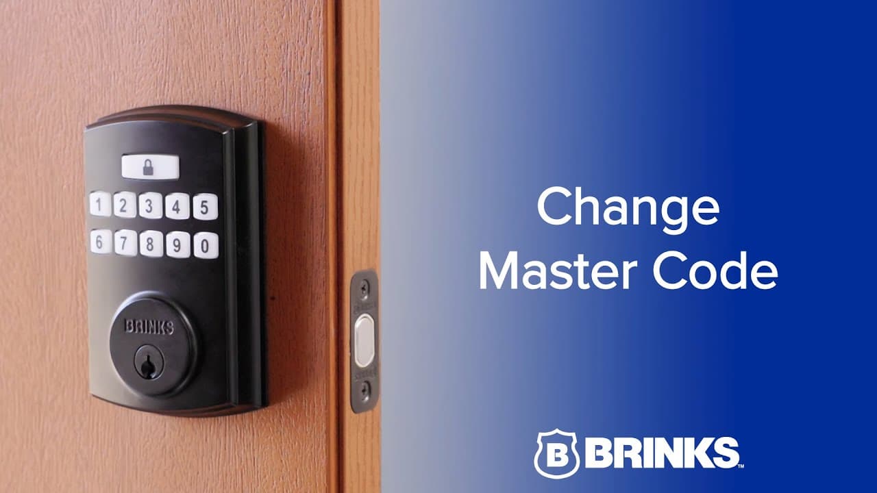 Brinks Electronic Deadbolt -  Change the Master Code thumbnail